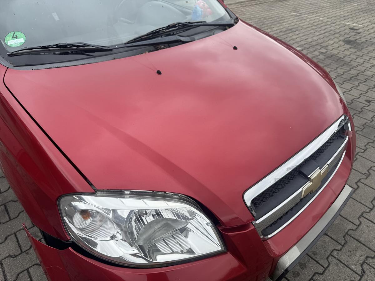 Chevrolet Aveo LT original Motorhaube 06U Flame Red Metallic Bj.2007